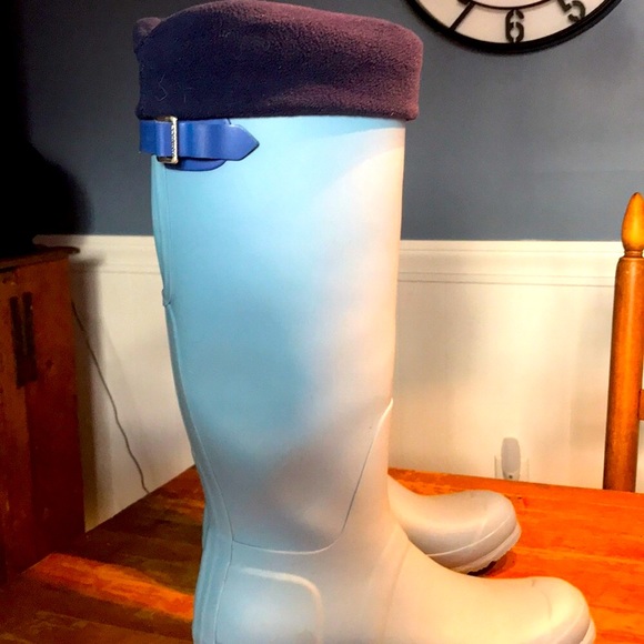 Hunter Womans Tall Boots WITH INSERTS!! - Picture 3 of 7